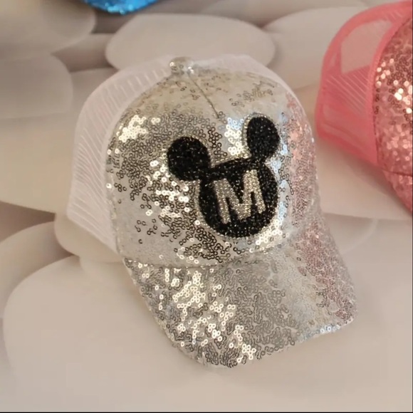 Disney Accessories - Disney Mickey Mouse sequined baseball hat NWT
